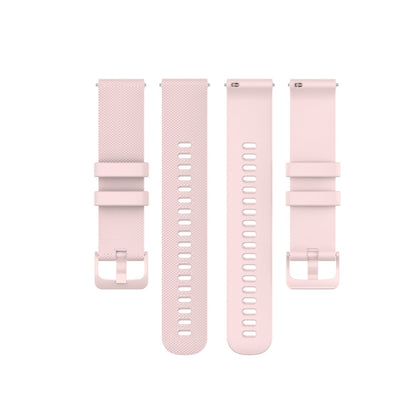 For Garmin Silicone Smart Watch Watch Band, Size:18mm Universal(Pink) - Watch Bands by buy2fix | Online Shopping UK | buy2fix