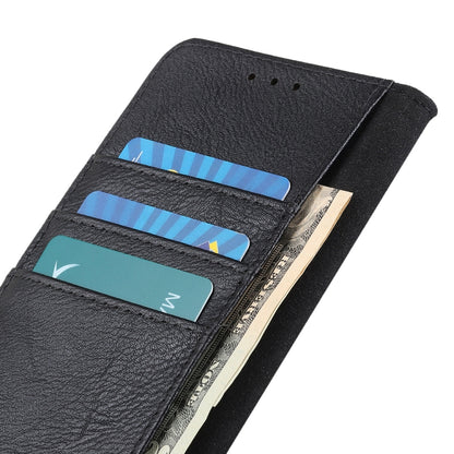 For Motorola Edge X30 KHAZNEH Cowhide Texture Horizontal Flip Leather Phone Case(Black) - Motorola Cases by buy2fix | Online Shopping UK | buy2fix