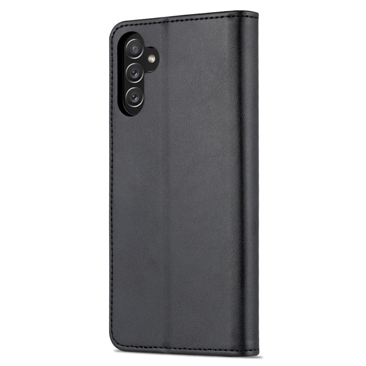 For Samsung Galaxy A13 5G AZNS Skin Feel Calf Texture Horizontal Flip Leather Phone Case(Black) - Galaxy Phone Cases by AZNS | Online Shopping UK | buy2fix