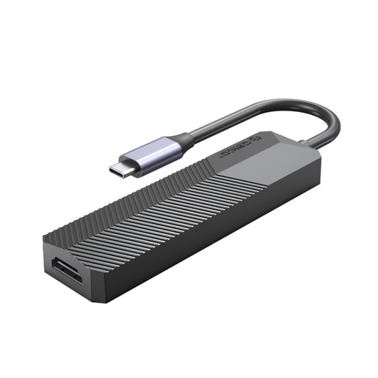 ORICO MDK-5P-GY-BP 5 In 1 Type-C / USB-C Multifunctional Docking Station(Grey) - USB HUB by ORICO | Online Shopping UK | buy2fix