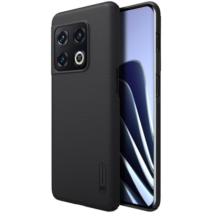 For OnePlus 10 Pro NILLKIN Frosted PC Phone Case(Black) - OnePlus Cases by NILLKIN | Online Shopping UK | buy2fix