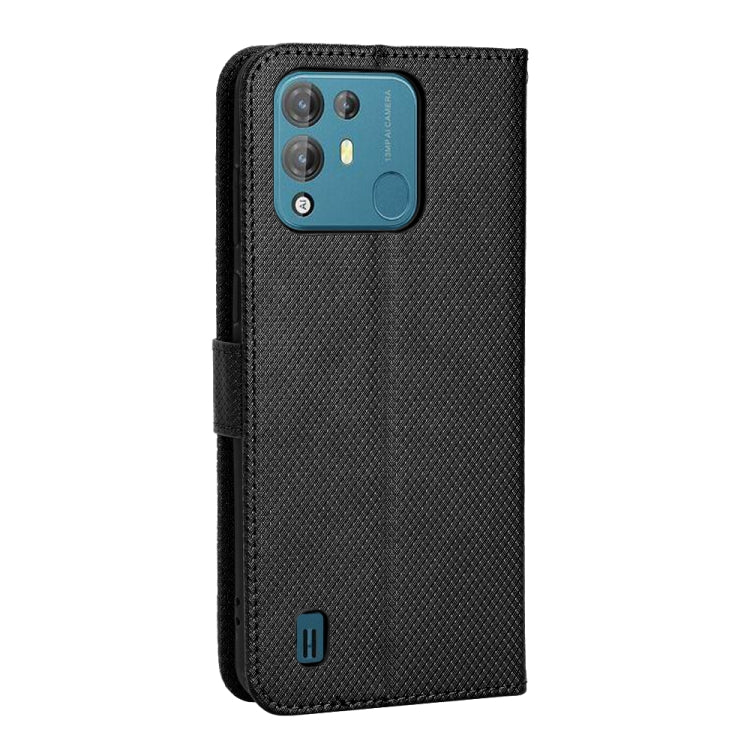 For Blackview A55 Pro Diamond Texture Leather Phone Case(Black) - Mobile Accessories by buy2fix | Online Shopping UK | buy2fix