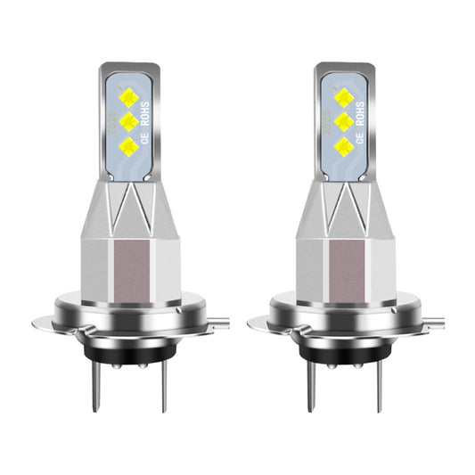 1 Pair H7 DC 12V-24V 12W 1800LM Car LED Fog Light(Yellow Light) - In Car by buy2fix | Online Shopping UK | buy2fix