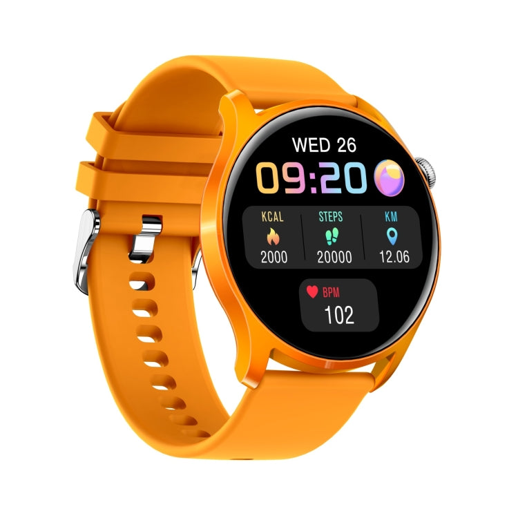 KC08 1.28 inch IPS Screen Smart Wristband, Support Sleep Monitoring/Heart Rate Monitoring(Orange) - Smart Wear by buy2fix | Online Shopping UK | buy2fix