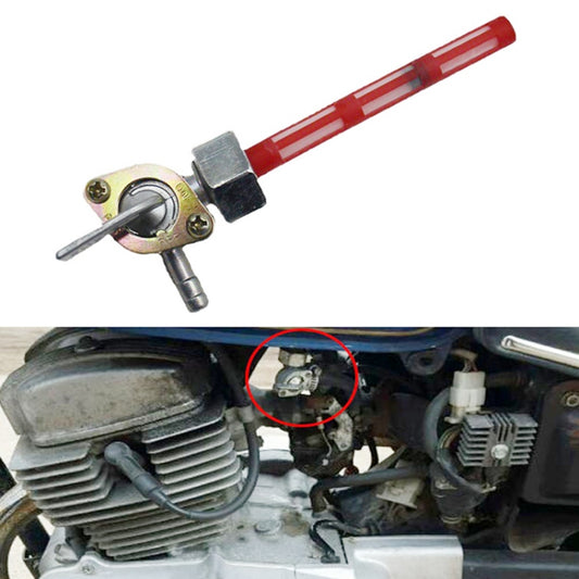 Motorcycle Fuel Tap Valve Petcock Fuel Tank Gas Switch for Honda CB400F 1977(Red) - In Car by buy2fix | Online Shopping UK | buy2fix