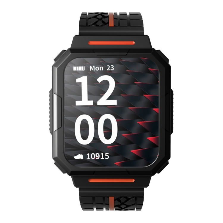 S09-C 1.69 inch Full Touch Screen Smart Watch, IP67 Waterproof Support Heart Rate & Blood Oxygen Monitoring / Multiple Sports Modes(Orange) - Smart Wear by buy2fix | Online Shopping UK | buy2fix