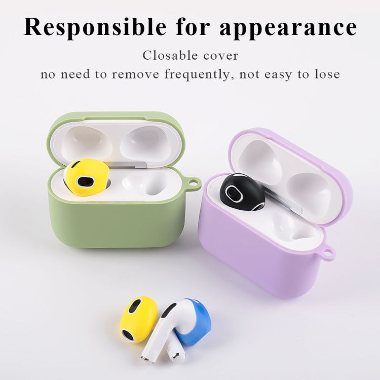 3 Pairs Earphone Silicone Earmuffs For AirPods 3(Blue+Red+Yellow) - For AirPods 3 by buy2fix | Online Shopping UK | buy2fix