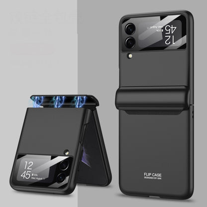 For Samsung Galaxy Z Flip4 GKK Magnetic Fold All-inclusive Protective Phone Case(Black) - Galaxy Z Flip4 5G Cases by GKK | Online Shopping UK | buy2fix
