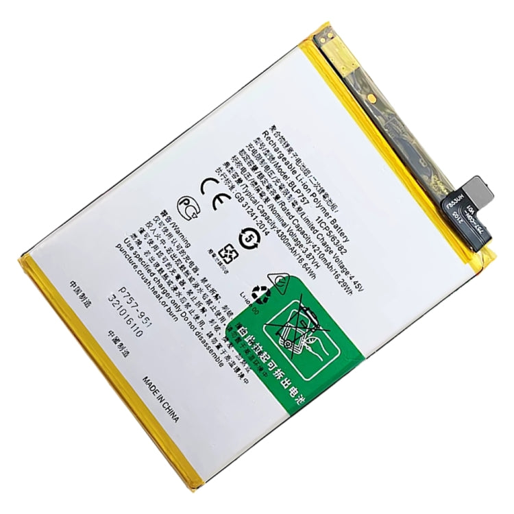 BLP757 4300mAh Li-Polymer Battery Replacement For Realme 6 / Realme 6s / Realme 6 Pro - For OPPO by buy2fix | Online Shopping UK | buy2fix