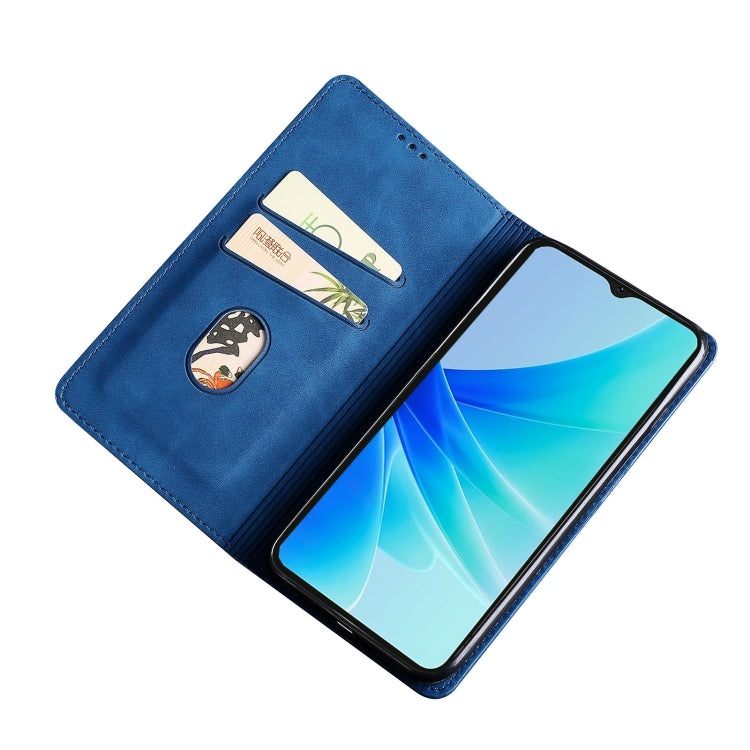For Huawei nova 10 Skin Feel Magnetic Horizontal Flip Leather Phone Case(Blue) - Huawei Cases by buy2fix | Online Shopping UK | buy2fix