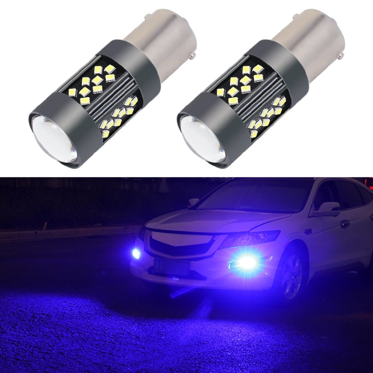 1 Pair 1156 12V 7W Strobe Car LED Fog Light(Blue Light) - In Car by buy2fix | Online Shopping UK | buy2fix