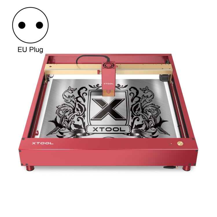 XTOOL D1 Pro-10W High Accuracy DIY Laser Engraving & Cutting Machine, Plug Type:EU Plug(Golden Red) - DIY Engraving Machines by XTOOL | Online Shopping UK | buy2fix