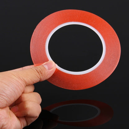 10 PCS 1mm Width Double Sided Adhesive Sticker Tape, Length: 25m(Red) - Repair & Spare Parts by buy2fix | Online Shopping UK | buy2fix