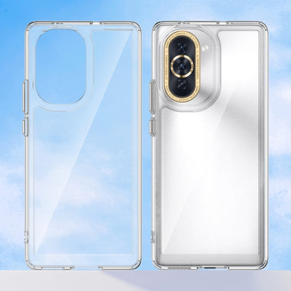 For Huawei nova 10 Colorful Series Acrylic + TPU Phone Case(Transparent) - Huawei Cases by buy2fix | Online Shopping UK | buy2fix