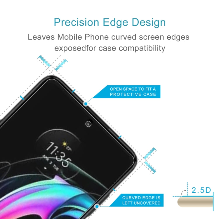 For Motorola Edge 30 Neo 50 PCS 0.26mm 9H 2.5D Tempered Glass Film - Motorola Tempered Glass by buy2fix | Online Shopping UK | buy2fix