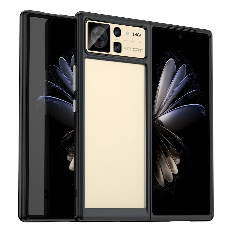 For Xiaomi Mix Fold 2 Colorful Series Acrylic + TPU Phone Case(Black) - Xiaomi Cases by buy2fix | Online Shopping UK | buy2fix