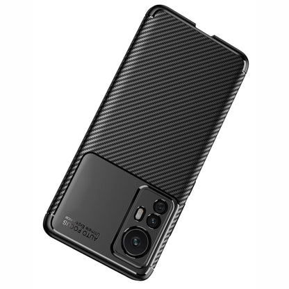 For Xiaomi Redmi K50 Ultra / Xiaomi 12T / 12T Pro Carbon Fiber Texture Shockproof TPU Phone Case(Black) - Xiaomi Cases by buy2fix | Online Shopping UK | buy2fix