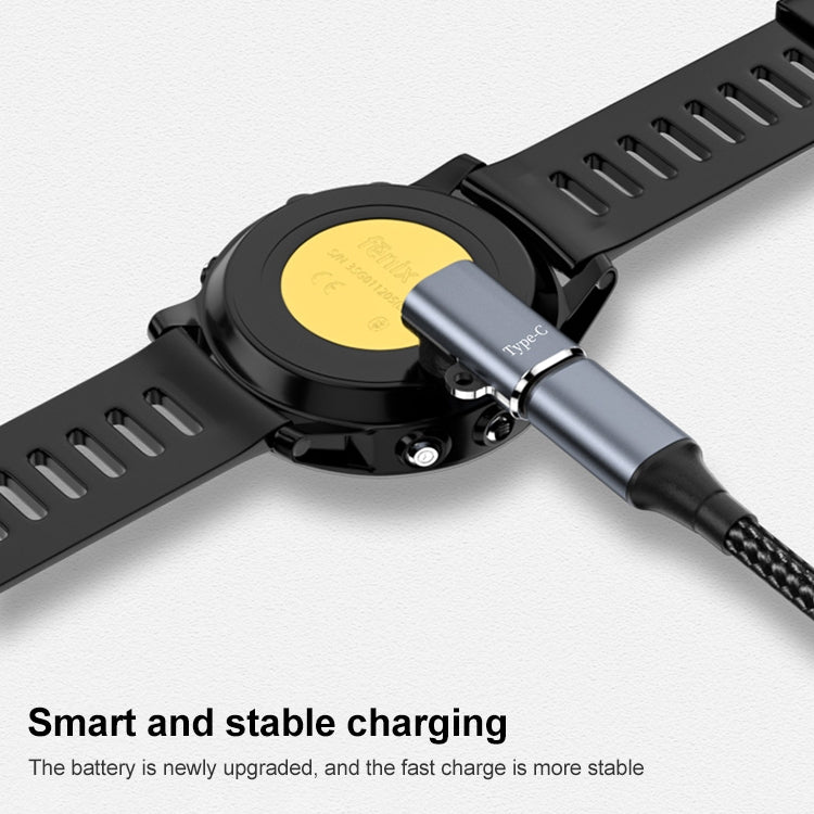 For Garmin Watch Charging Adapter, Interface:8 Pin Side Elbow - Smart Wear by buy2fix | Online Shopping UK | buy2fix