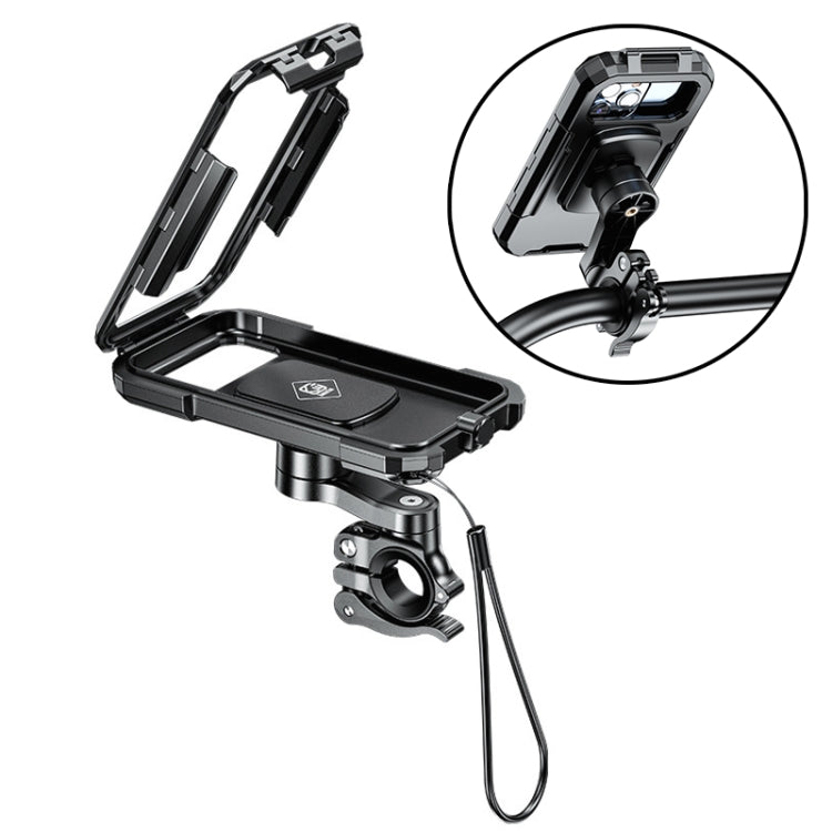 M18L-QD Motorcycle / Bicycle Waterproof Quick Release Mobile Phone Holder - In Car by buy2fix | Online Shopping UK | buy2fix