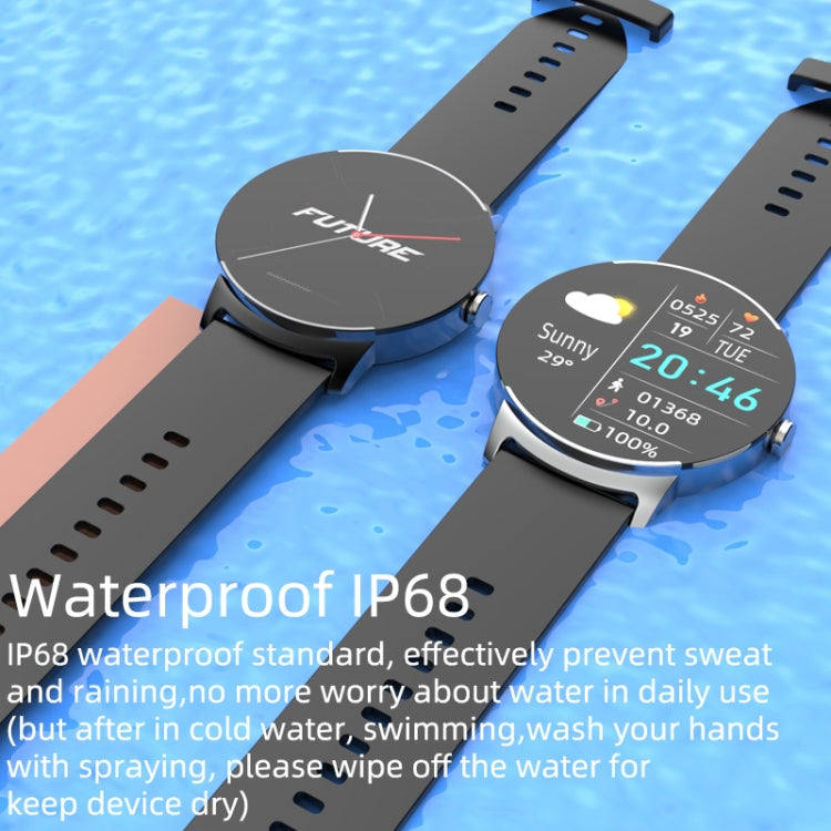 KS02 1.32 Inch Smart Watch Supports Blood Glucose Detection, Blood Pressure Detection, Blood Oxygen Detection(Silver+White) - Smart Wear by buy2fix | Online Shopping UK | buy2fix