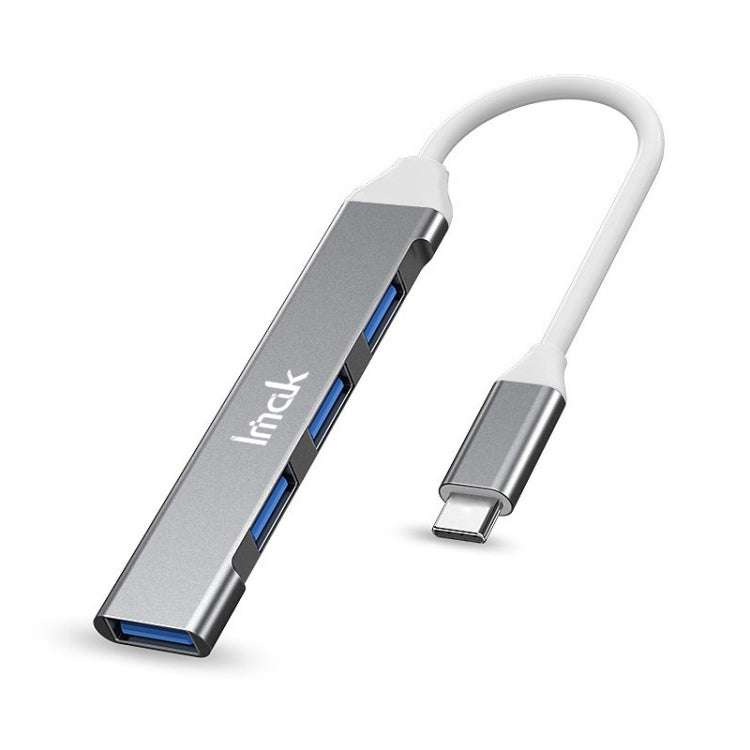 imak 4 in 1 Multifunctional Docking Station HUB, Interface:USB-C / Type-C(Grey) - Computer & Networking by imak | Online Shopping UK | buy2fix