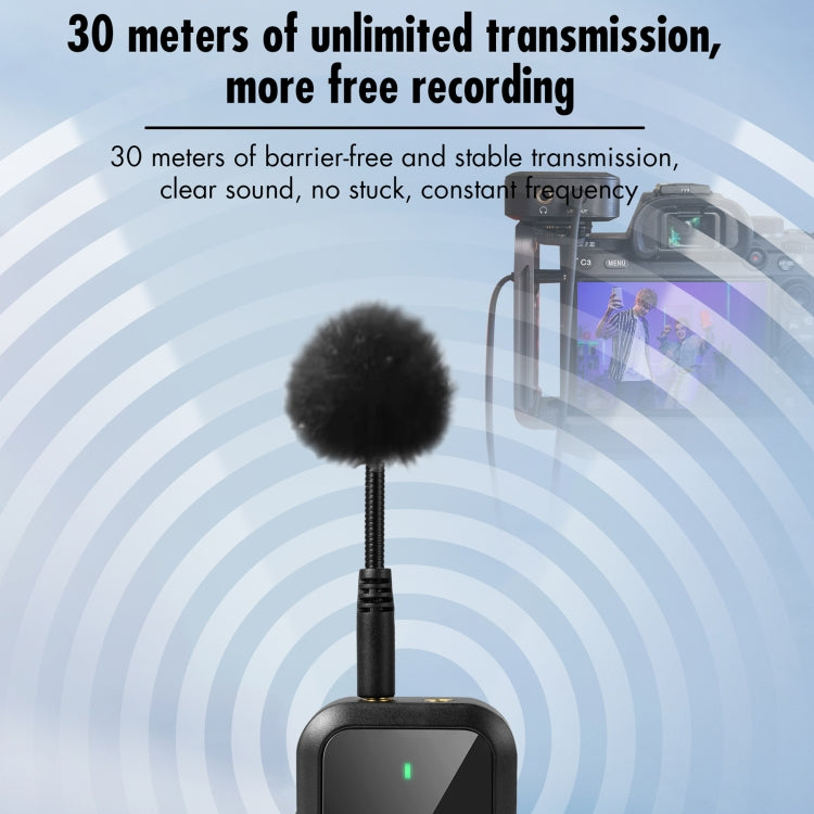 Yanmai UF9 Broadcast Wireless Lavalier Microphone Mini Clip-on Mic - Consumer Electronics by Yanmai | Online Shopping UK | buy2fix