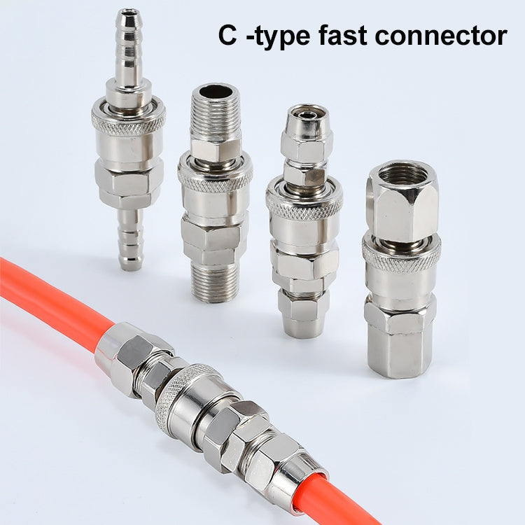 LAIZE SF-40 10pcs C-type Self-lock Air Tube Pneumatic Quick Fitting Connector -  by LAIZE | Online Shopping UK | buy2fix