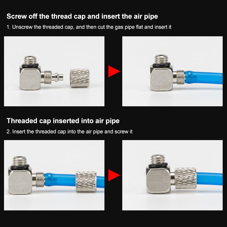 PL4-M5 LAIZE 10pcs Micro Trachea Quick Connector -  by LAIZE | Online Shopping UK | buy2fix