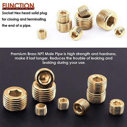 LAIZE 10pcs Copper Plug Connector Accessories, Caliber:3 Point -  by LAIZE | Online Shopping UK | buy2fix