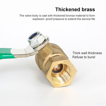 LAIZE Pneumatic Hose Connector Thickened Brass Ball Valve, Size:Double Outside 3 Point 3/8 inch -  by LAIZE | Online Shopping UK | buy2fix