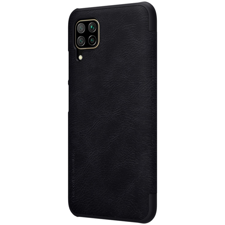 For Huawei nova 6 SE NILLKIN QIN Series Crazy Horse Texture Horizontal Flip Leather Case With Card Slot(Black) - Huawei Cases by NILLKIN | Online Shopping UK | buy2fix