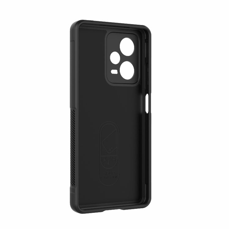 For Xiaomi Redmi Note 12 Pro+ China / Global Magic Shield TPU + Flannel Phone Case(Wine Red) - Note 12 Pro+ Cases by buy2fix | Online Shopping UK | buy2fix