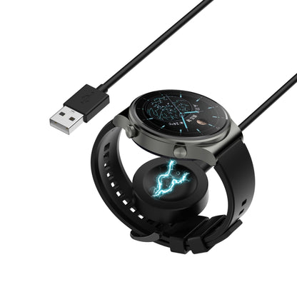Smart Watch Magnetic Charging Cable, Length: 1m, Split Version(Black) - Smart Wear by buy2fix | Online Shopping UK | buy2fix