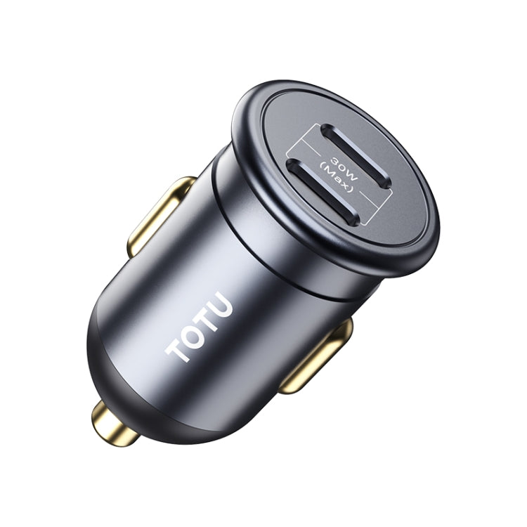 TOTUDESIGN 30W Car Fast Charging, Interface:USB-C / Type-C + USB-C / Type-C - Car Charger by TOTUDESIGN | Online Shopping UK | buy2fix