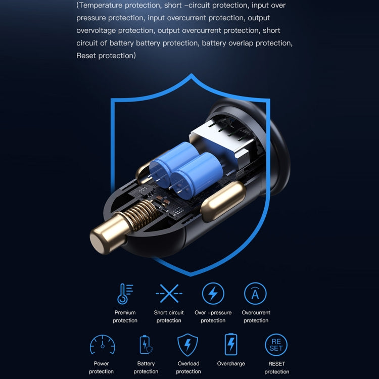 TOTUDESIGN 30W Car Fast Charging, Interface:USB-C / Type-C + USB-C / Type-C - Car Charger by TOTUDESIGN | Online Shopping UK | buy2fix