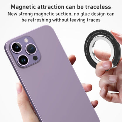 Car Magnetic Dual Axis Ring Phone Holder(Bright White) - Ring Holder by buy2fix | Online Shopping UK | buy2fix