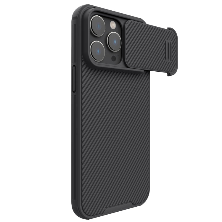 For iPhone 14 Pro Max NILLKIN CamShield S PC Phone Case(Black) - iPhone 14 Pro Max Cases by NILLKIN | Online Shopping UK | buy2fix