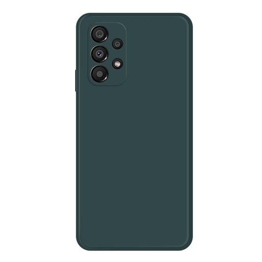 For Samsung Galaxy A33 5G Imitation Liquid Silicone Phone Case(Dark Green) - Galaxy Phone Cases by buy2fix | Online Shopping UK | buy2fix