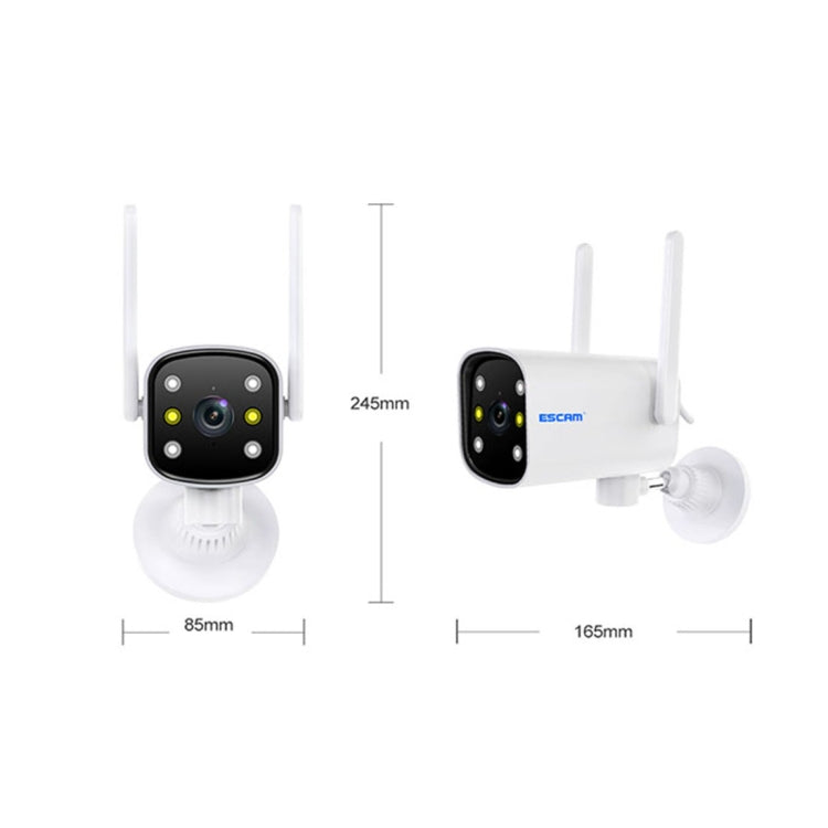 ESCAM PT301 3MP 1296P HD Indoor Wireless PTZ IP Camera IR Night Vision AI Humanoid Detection Home Security CCTV Monitor, Plug Type:EU Plug(White) - Security by ESCAM | Online Shopping UK | buy2fix