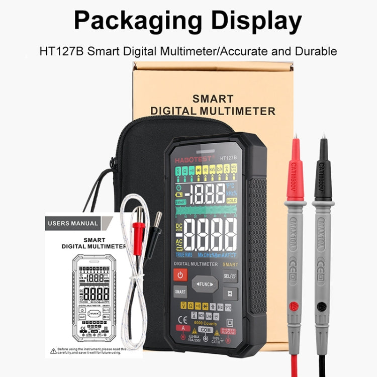 HABOTEST HT127B Digital Multimeter - Consumer Electronics by buy2fix | Online Shopping UK | buy2fix