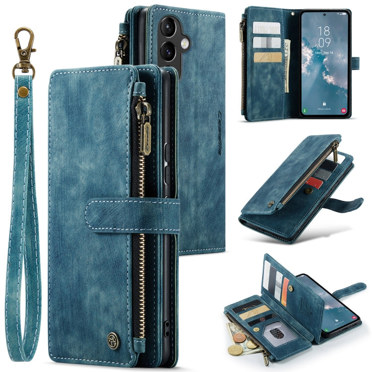 For Samsung Galaxy A54 CaseMe C30 Multifunctional Phone Leather Phone Case(Blue) - Galaxy Phone Cases by CaseMe | Online Shopping UK | buy2fix
