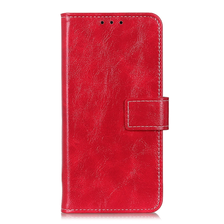 For OnePlus Nord CE 3 Lite Retro Crazy Horse Texture Leather Phone Case(Red) - OnePlus Cases by buy2fix | Online Shopping UK | buy2fix