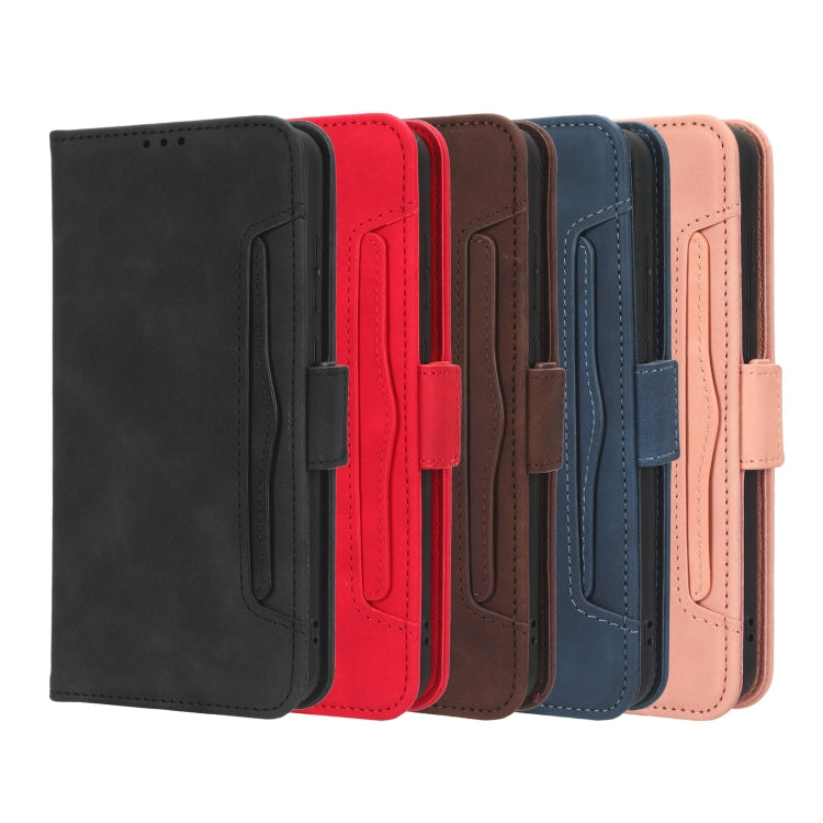 For Honor X9A / X40 / Magic5 Lite 5G Skin Feel Calf Texture Card Slots Leather Phone Case(Black) - Honor Cases by buy2fix | Online Shopping UK | buy2fix