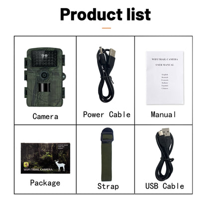 PR5000 2 Inch LCD Screen 1080P WiFi Infrared Night Vision Wildlife Hunting Tracking Camera - Hunting Cameras by buy2fix | Online Shopping UK | buy2fix