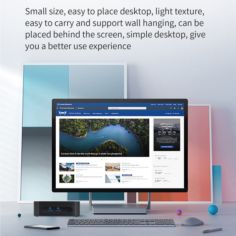 ZX03 Windows 11 Mini PC, Intel Alder Lake N95, Support Dual HDMI Output, Spec:16GB+1TB(UK Plug) -  by buy2fix | Online Shopping UK | buy2fix