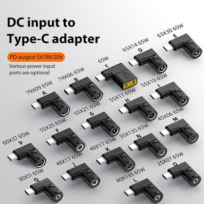 4.0x13.5mm 65W DC Input to USB-C / Type-C PD Power Adapter - Computer & Networking by buy2fix | Online Shopping UK | buy2fix