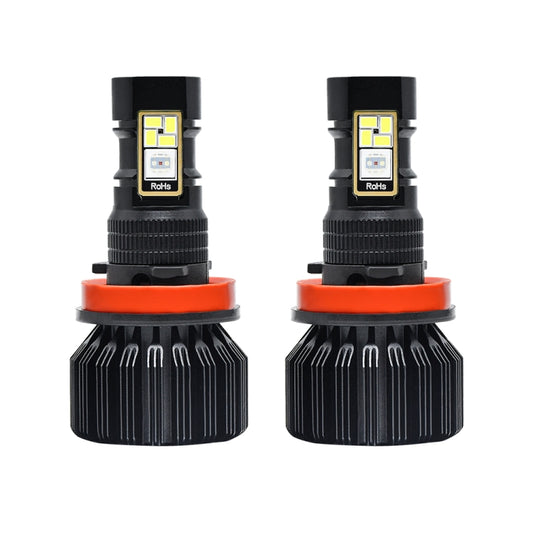 EV23 1 Pair H11 60W / 15000LM / DC 9-16V IP68 Waterproof Car RGB Fog Light - In Car by buy2fix | Online Shopping UK | buy2fix