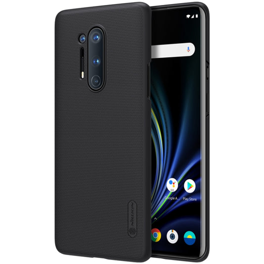 For OnePlus 8 Pro NILLKIN Frosted Concave-convex Texture PC Protective Case(Black) - OnePlus Cases by NILLKIN | Online Shopping UK | buy2fix