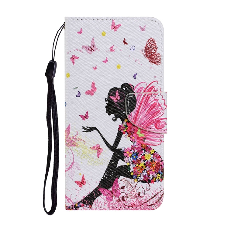 For Xiaomi Redmi Note 12 5G Global/Poco X5 Colored Drawing Pattern Flip Leather Phone Case(Dancing Girl) - Note 12 Cases by buy2fix | Online Shopping UK | buy2fix