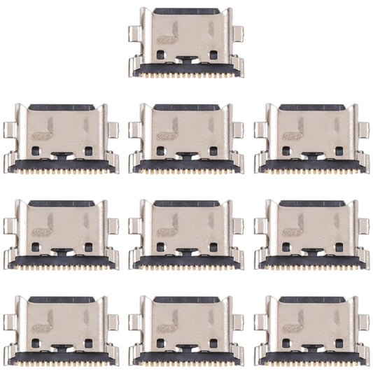 For Samsung Galaxy A04s SM-A047F 10pcs Charging Port Connector - Repair & Spare Parts by buy2fix | Online Shopping UK | buy2fix